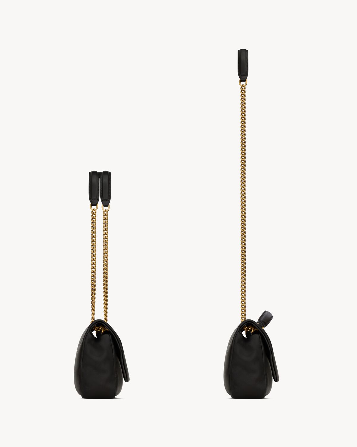 YSL CALYPSO Small in Plunged Lambskin - Image 4